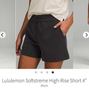 Lululemon Softstreme High-Rise Short 4" Size 8